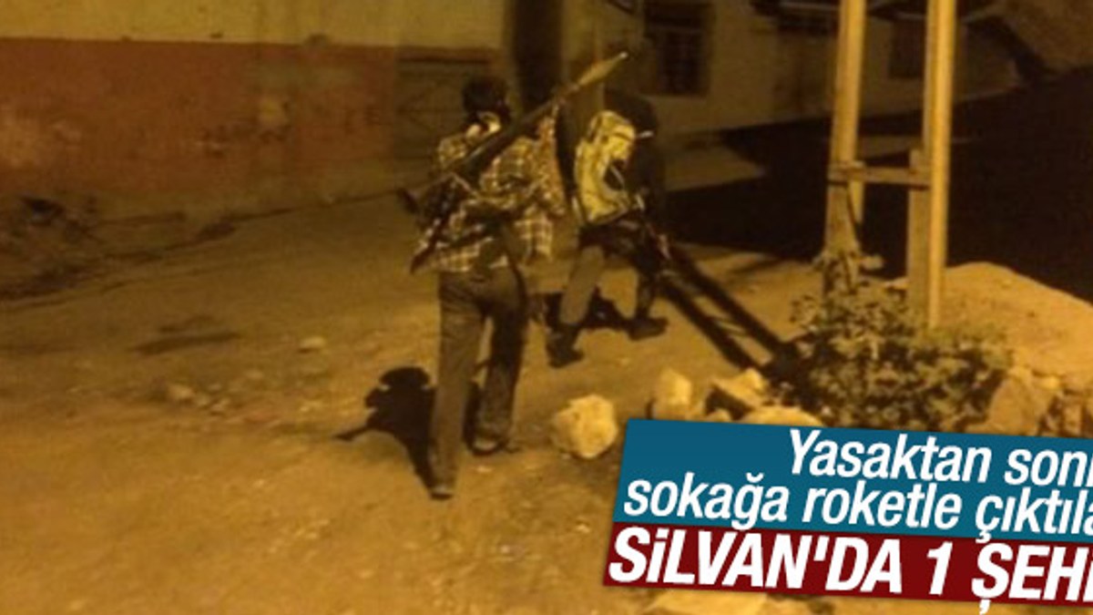 Diyarbakır'da polise roketli saldırı: 1 şehit