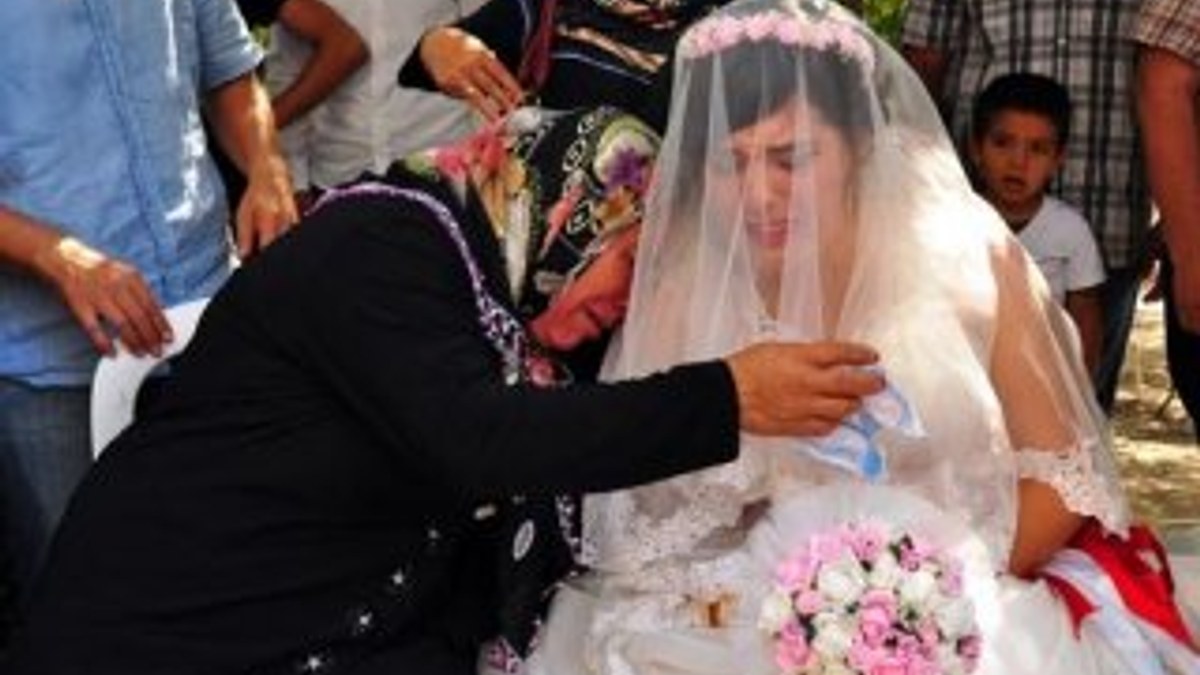 Osmaniye'de damatsız düğün yapıldı