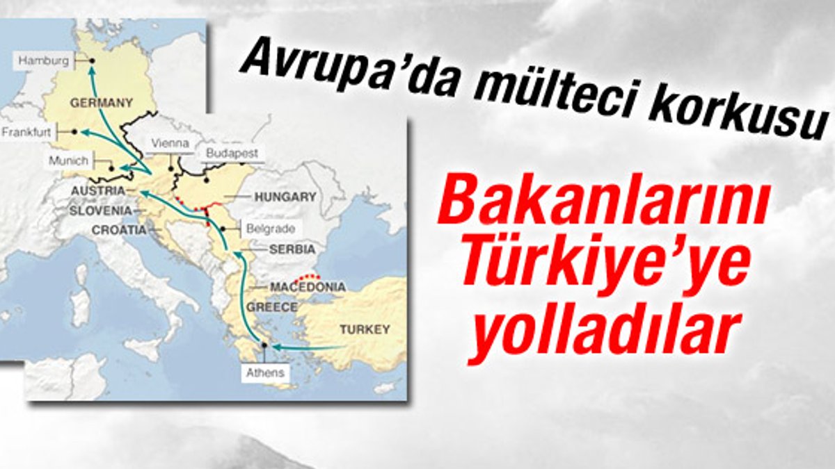 Avrupa Birliği bakanları mülteci korkusuyla Türkiye'de