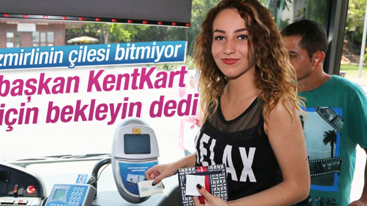 İzmir'de KentKart krizi devam ediyor