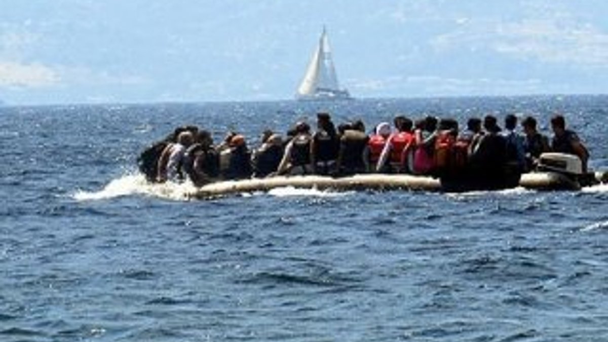 Ege'de 46 kişiyi taşıyan tekne battı