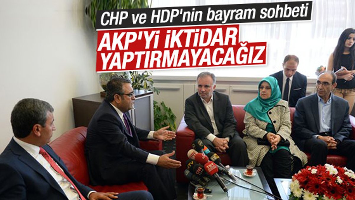 HDP heyetinden CHP'ye bayram ziyareti