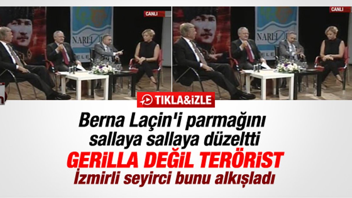 Ümit Kocasakal'dan Berna Laçin'e: Gerilla değil terörist