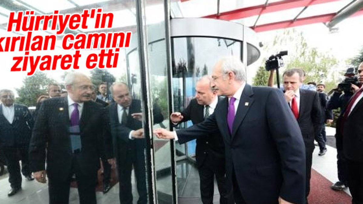 Kılıçdaroğlu, Hürriyet gazetesini ziyaret etti