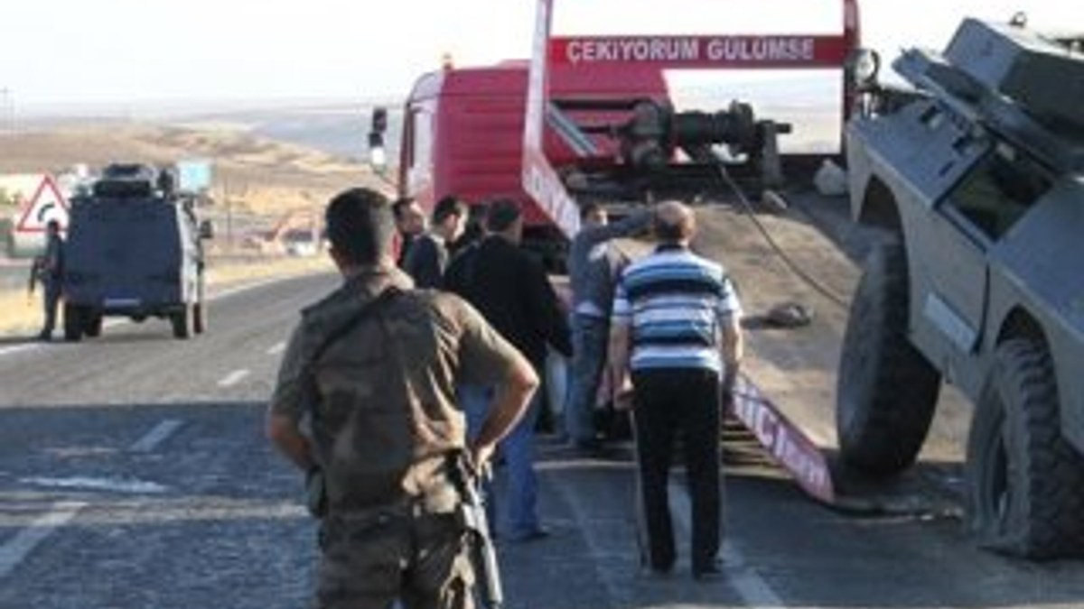 Silvan'da askeri araç kazası: 1 polis şehit