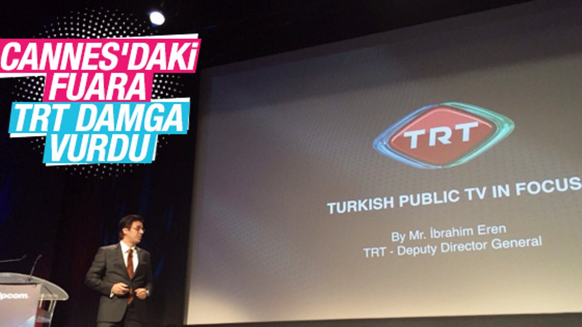 Cannes'daki Mipcom TV fuarına TRT damga vurdu