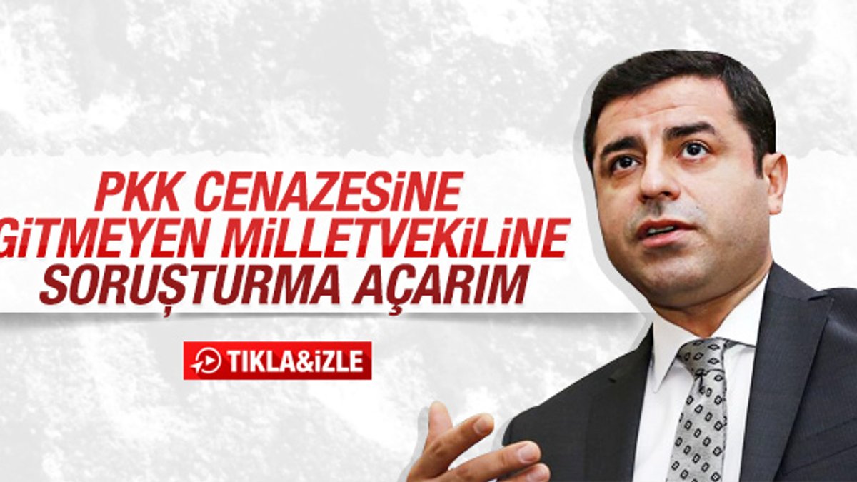 Selahattin Demirtaş'tan HDP'li vekillere cenaze tehdidi