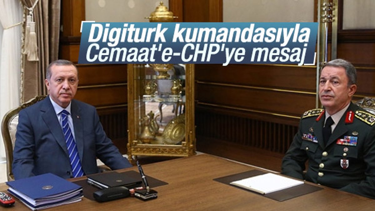 Cumhurbaşkanı Erdoğan'ın masasında Digiturk ayrıntısı