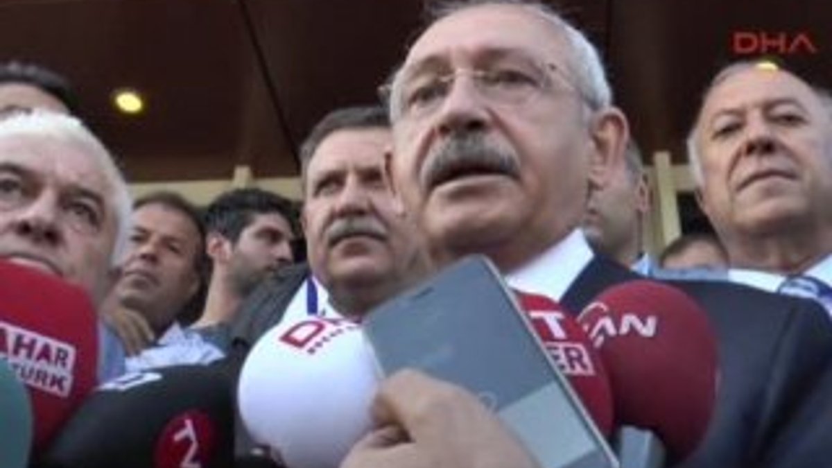 Kılıçdaroğlu: İçişleri ve Adalet bakanı istifa etmeli