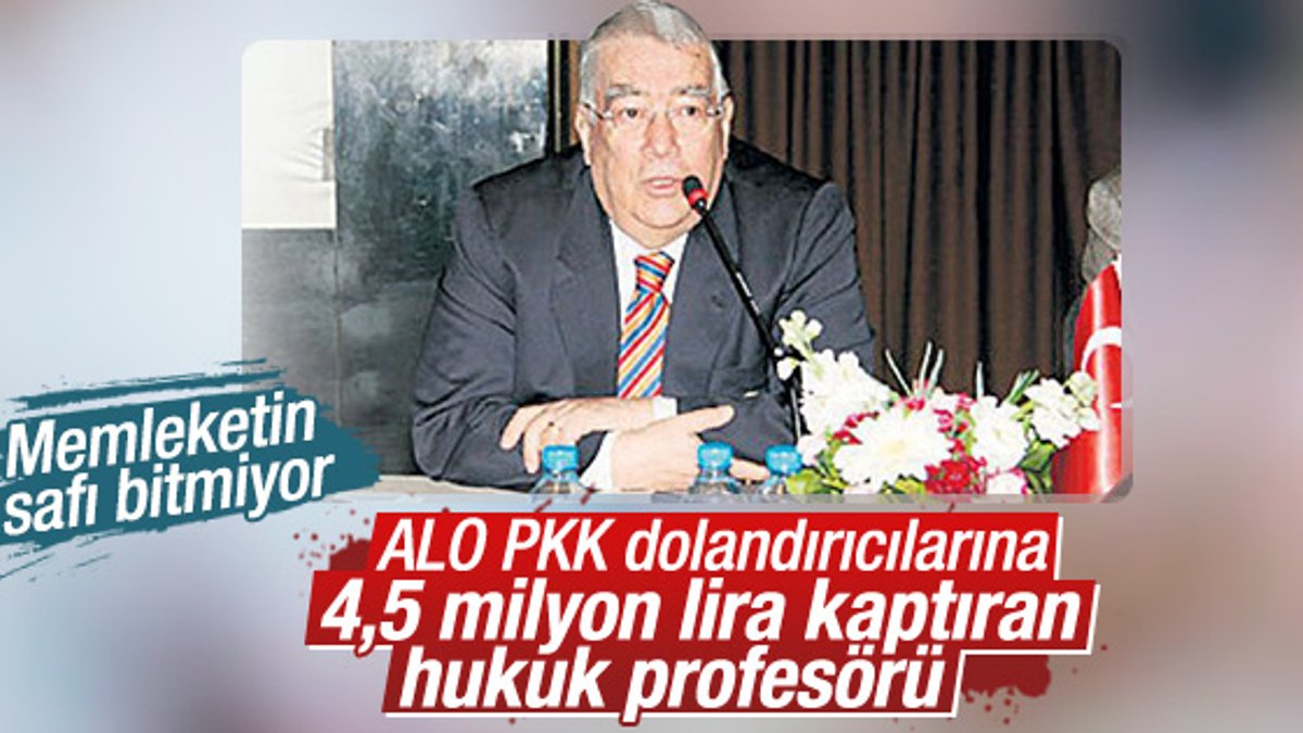 Hukuk profesörü dolandırıcılara 4.5 milyon kaptırdı