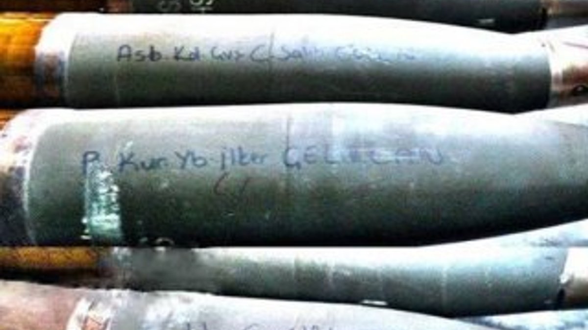 PKK'lılara atılan mermilerin üzerinde şehit isimleri