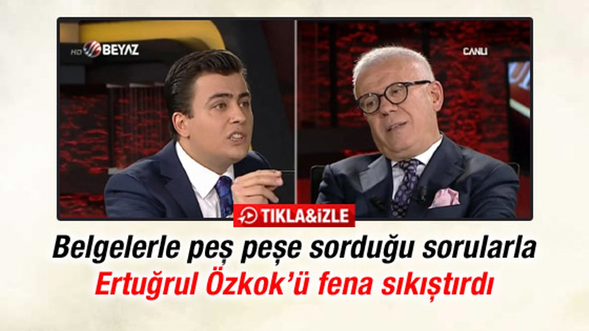 Beyaz TV'de Osman Gökçek'ten Ertuğrul Özkök'e zor sorular