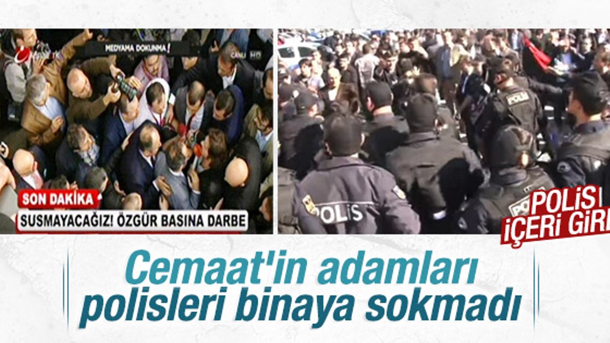 İpek Medya'ya polisleri sokmadılar