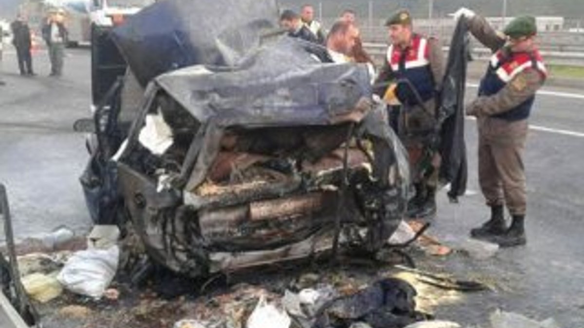 Düzce'de LPG'li araç yandı: 2 ölü