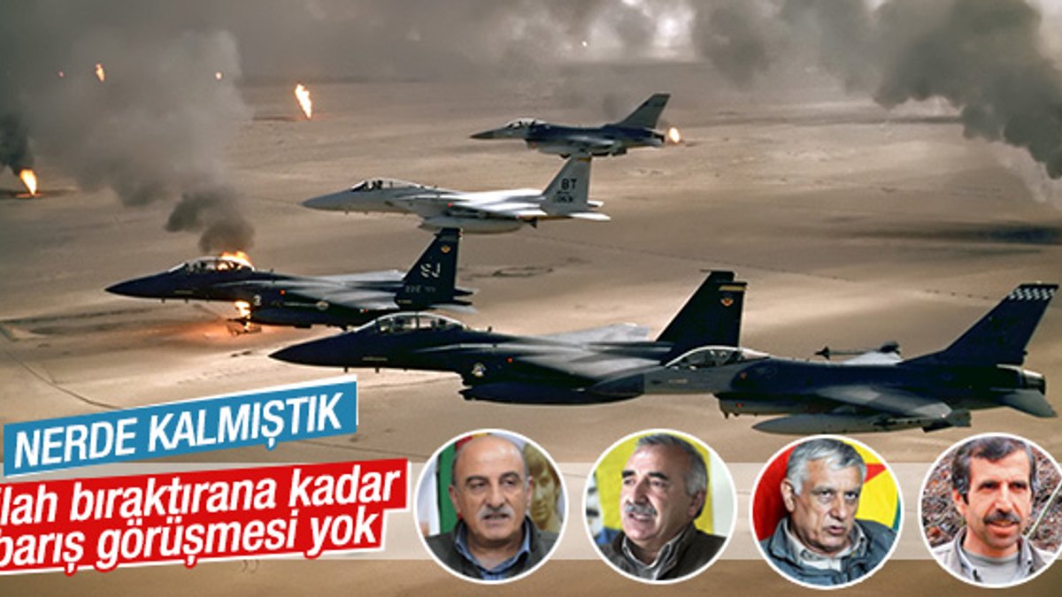 PKK'ya karşı hava harekatı düzenlendi