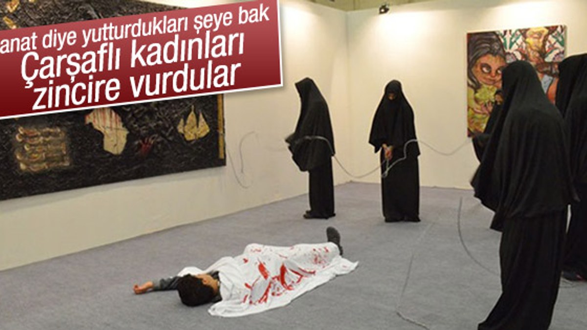 İstanbul Sanat Fuarı'nda çarşaflı sergi