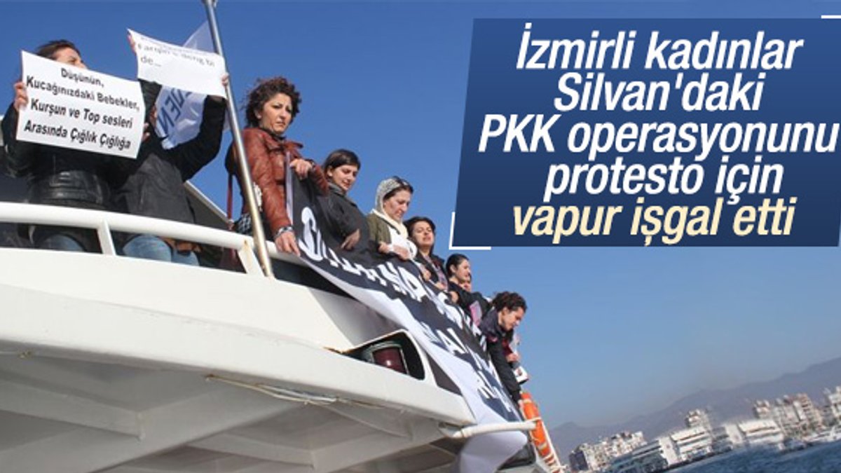 İzmir'de Silvan'ı protesto eylemi