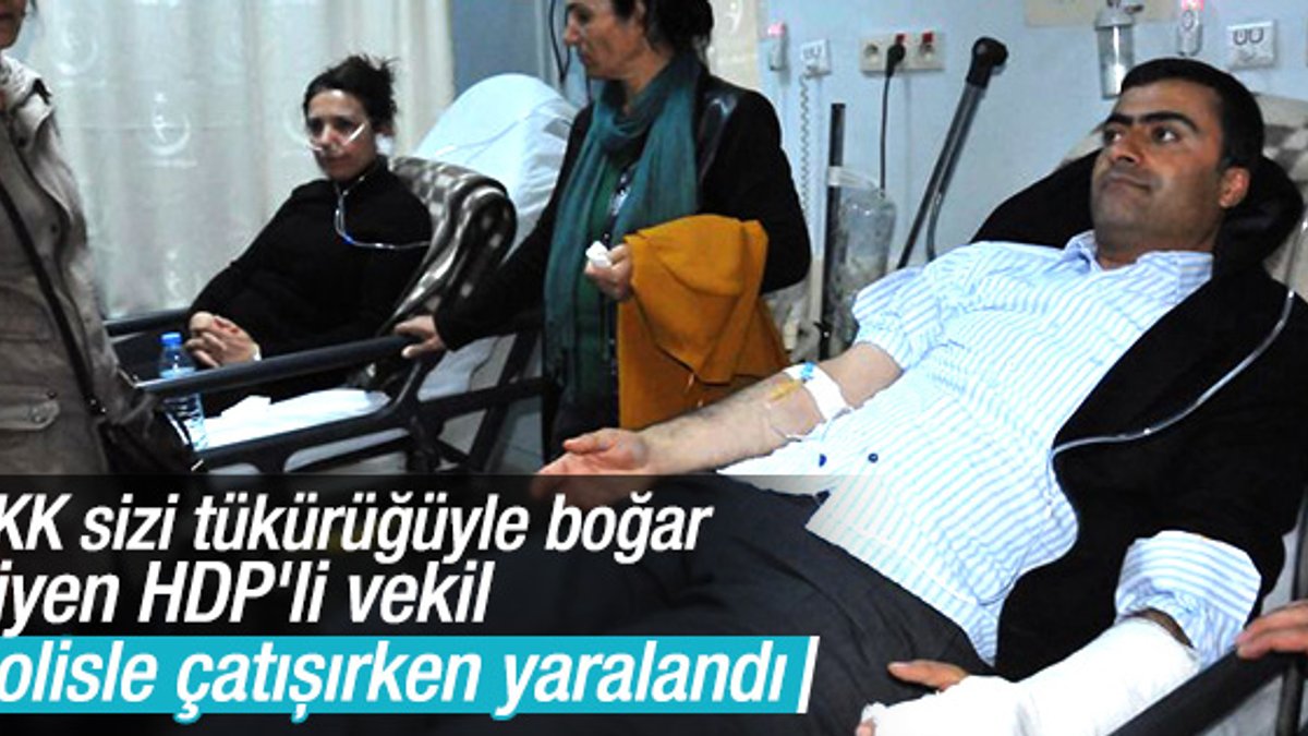 Hakkari'de polisle çatışan HDP'li vekil yaralandı