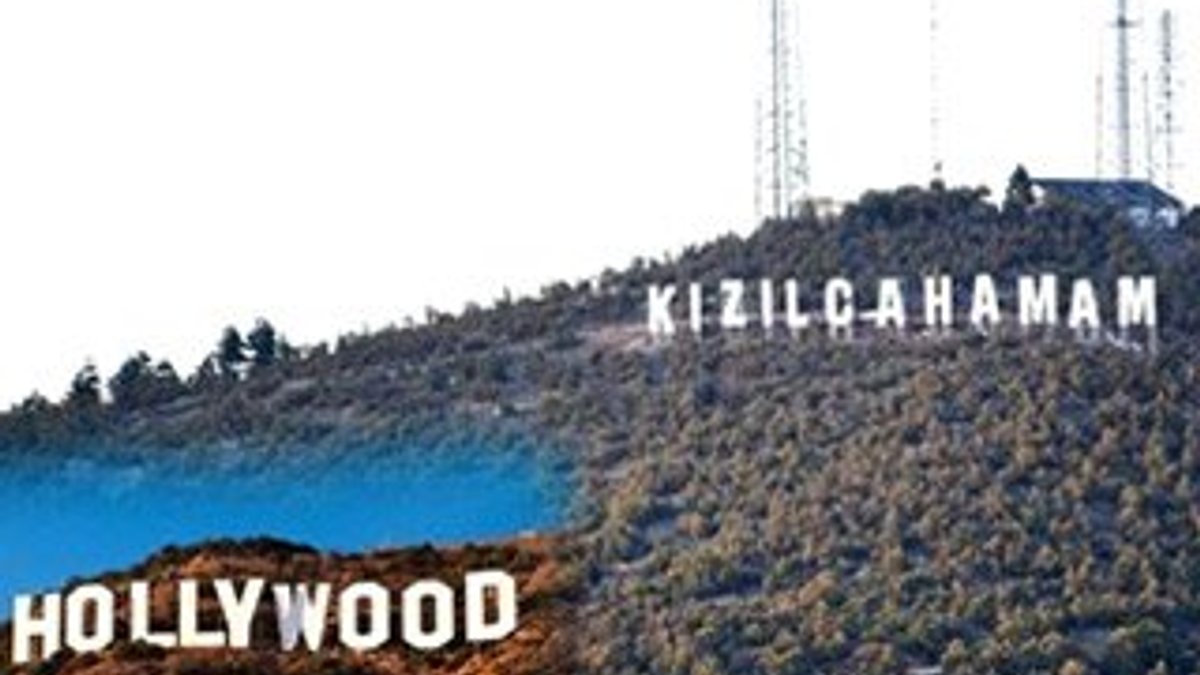 Kızılcahamam Belediyesi Hollywood'a özendi