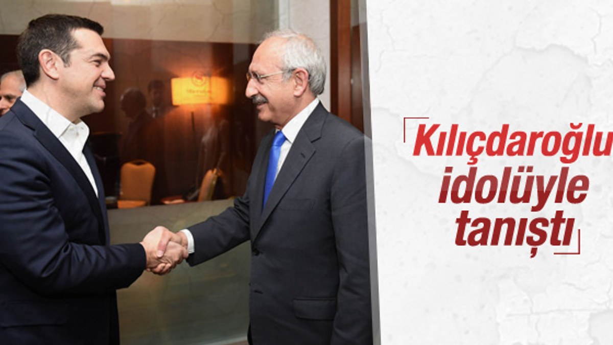 CHP Lideri Kılıçdaroğlu Çipras ile görüştü