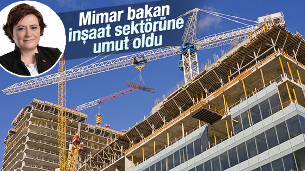 Mimar bakan inşaat sektöründe heyecan yarattı