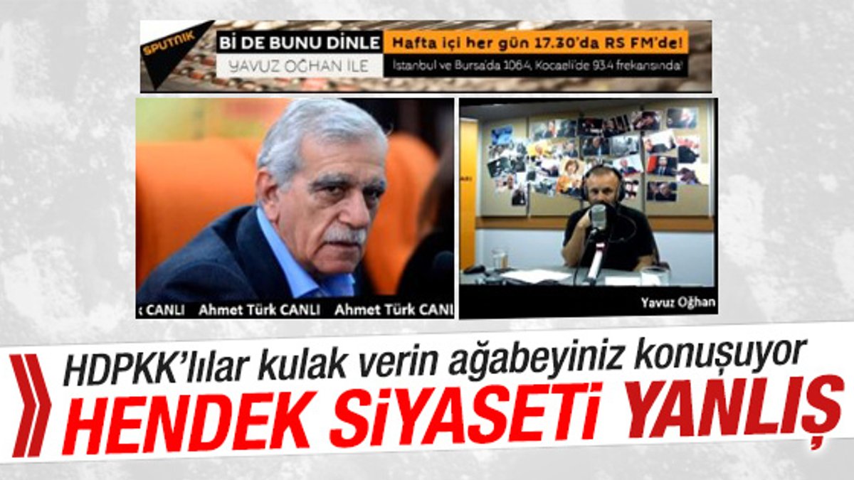 Ahmet Türk: Hendek siyaseti yanlış