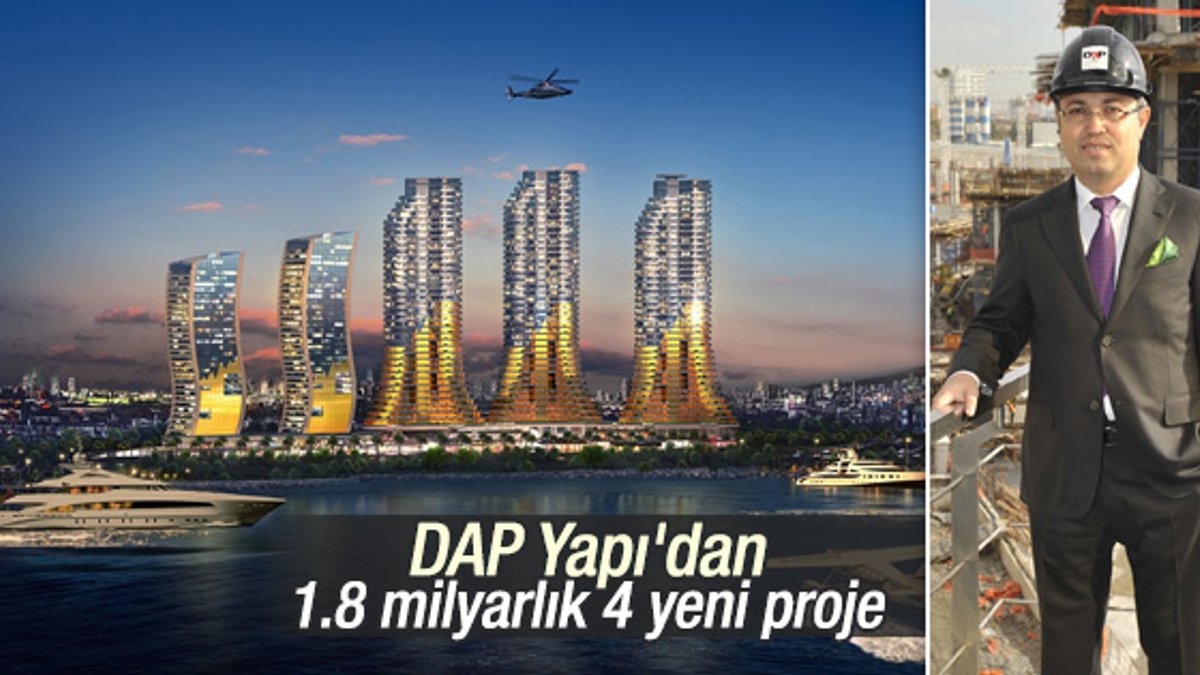 DAP Yapı'dan 2016'da 4 yeni proje
