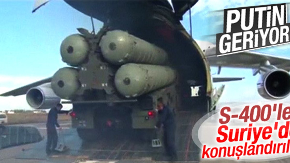 Rusya S-400 füzelerini Suriye'ye konuşlandırdı