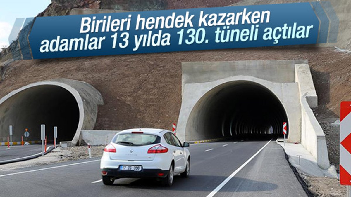 Erzincan- Erzurum arasındaki tünel hizmete girdi