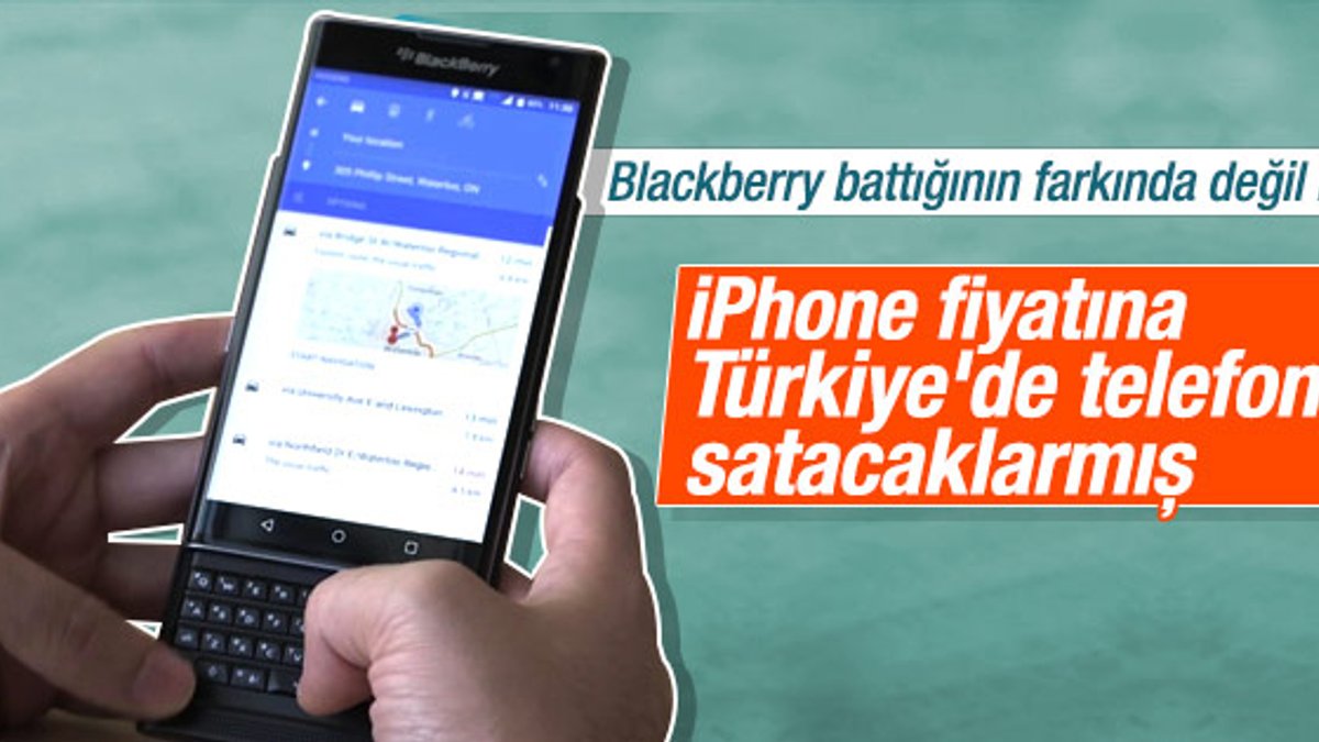 Blackberry Priv'in Türkiye fiyatı belli oldu