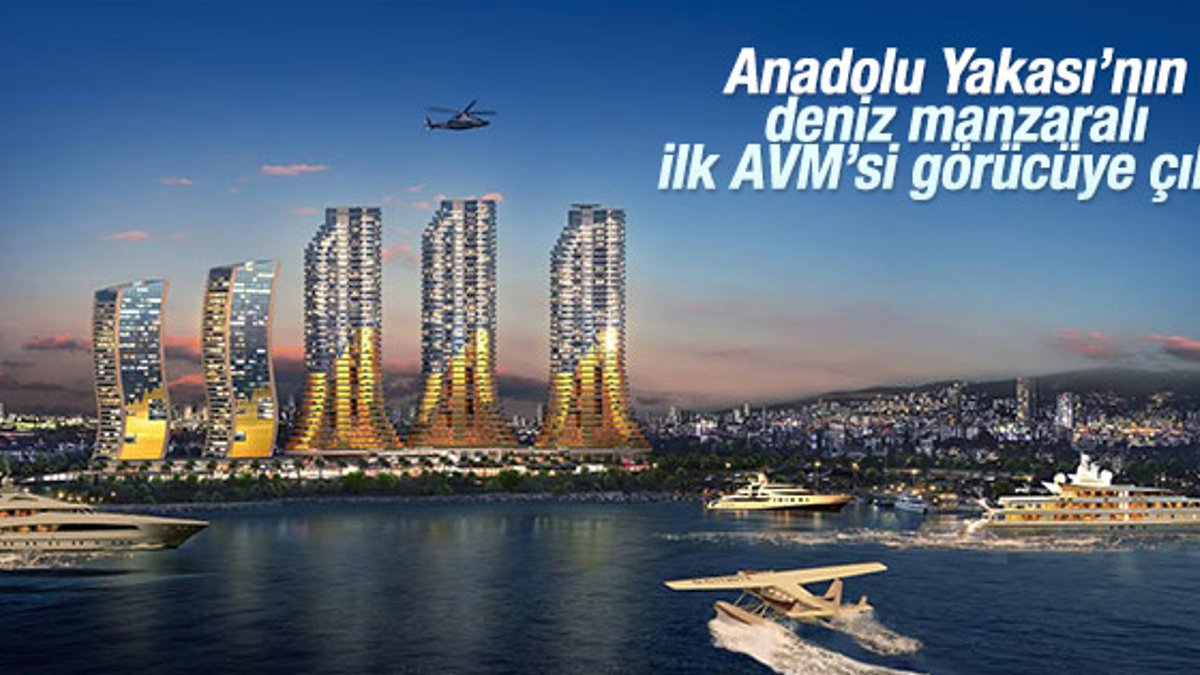 Anadolu Yakası’nın deniz manzaralı AVM’si görücüye çıktı