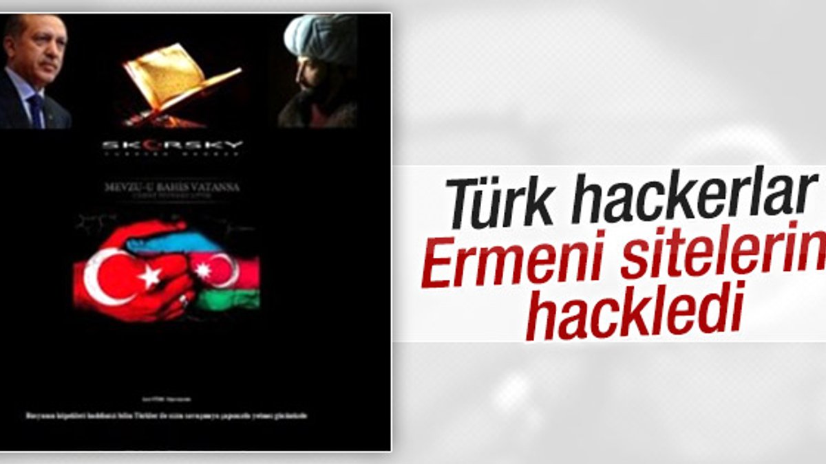 Türk hackerlar Ermeni sitelerini hedef aldı