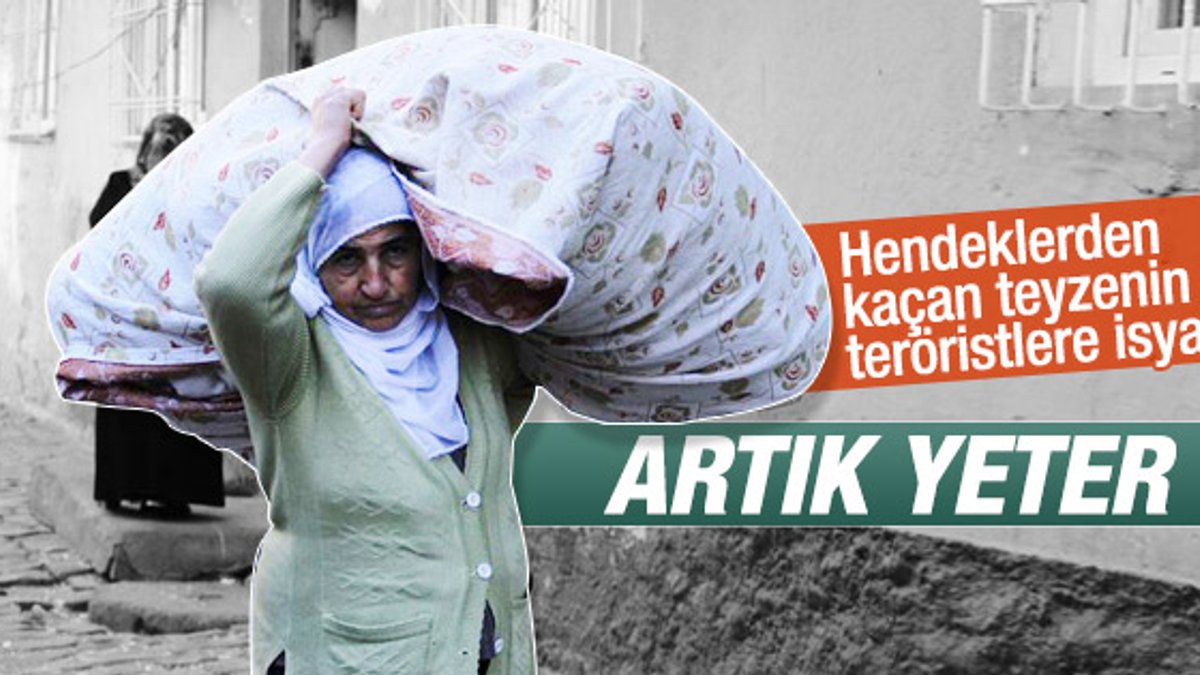 Kürt teyze PKK'ya isyan etti: Size n'oluyor
