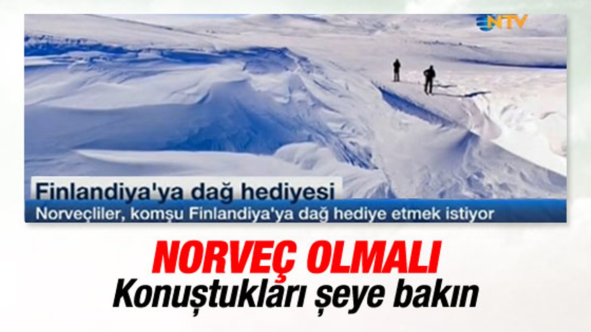 Norveç, Finlandiya'ya dağ hediye etmek istiyor