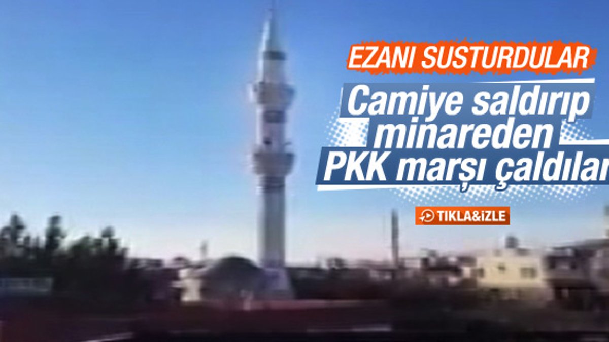 Mardin'de cami hoparlöründen PKK marşı çaldılar