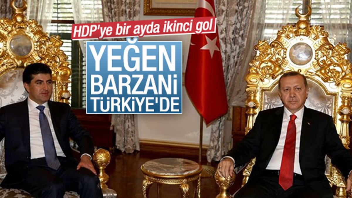 Barzani, Davutoğlu ve Erdoğan'la görüştü