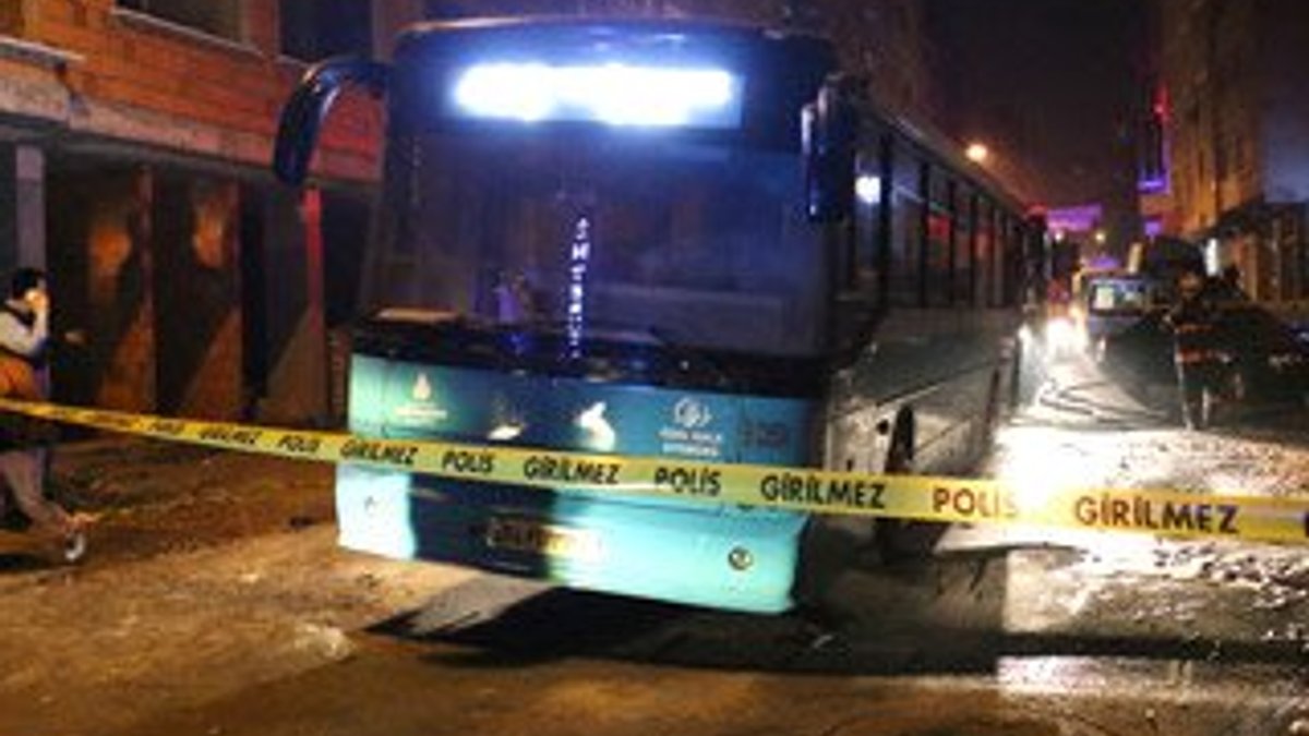 Kağıthane'de yolcu otobüsüne molotoflu saldırı