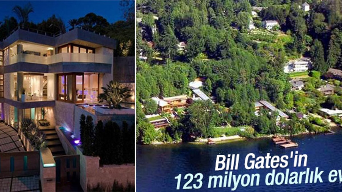 Bill Gates'in muhteşem evi