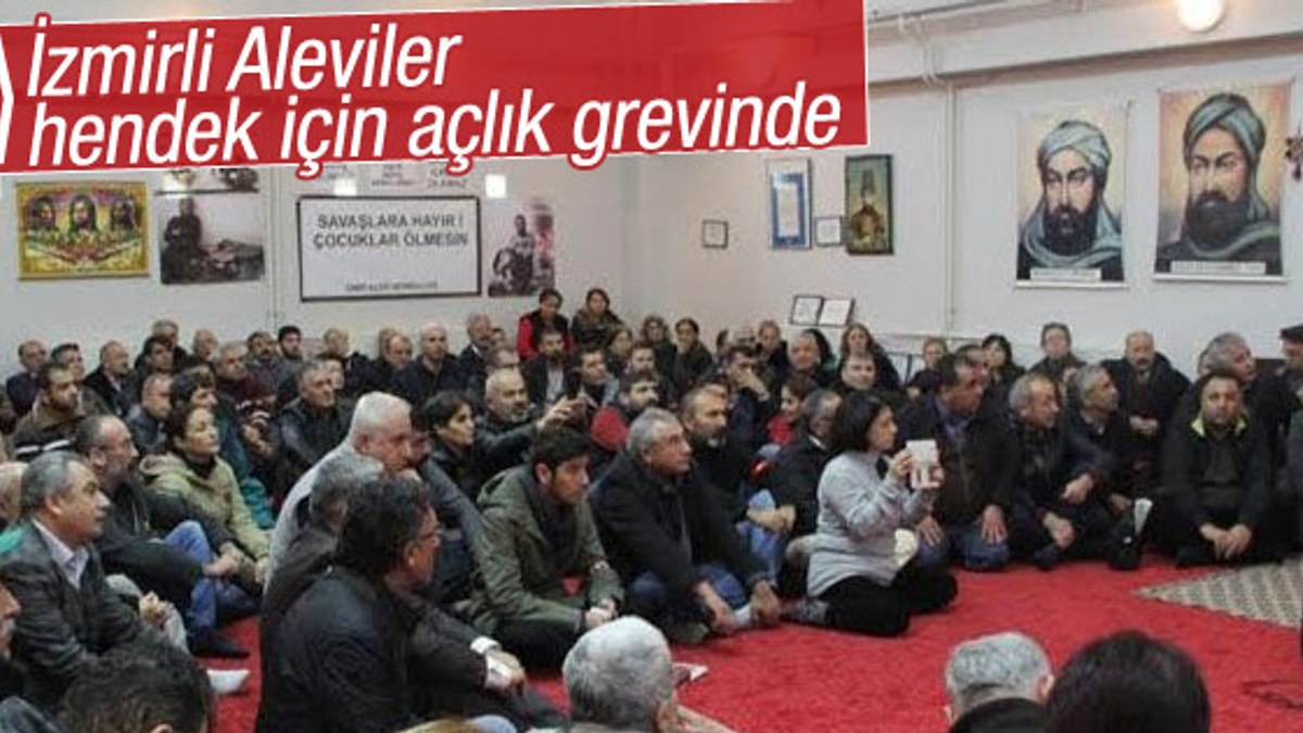 İzmir'de Alevilerin açlık grevi devam ediyor