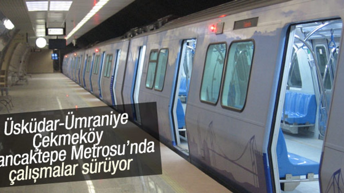 Üsküdar metrosunda tabelalar yerleştirildi