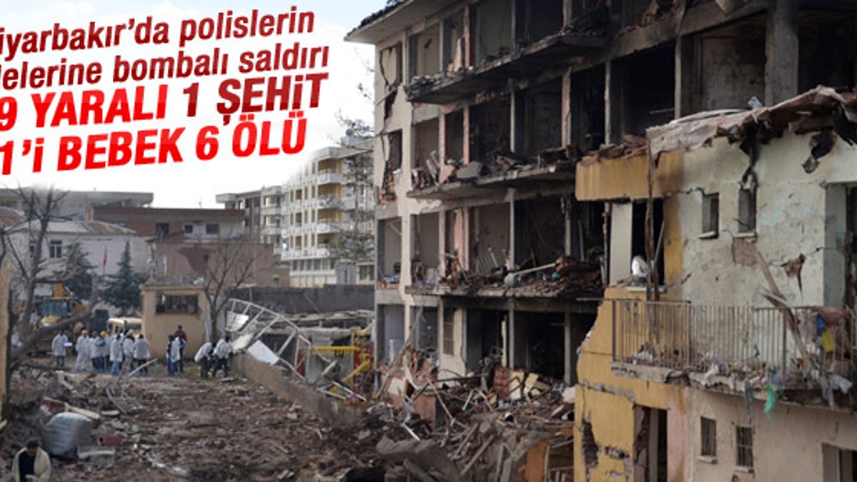 Diyarbakır'da terör saldırıları: 1 şehit 6 ölü 39 yaralı