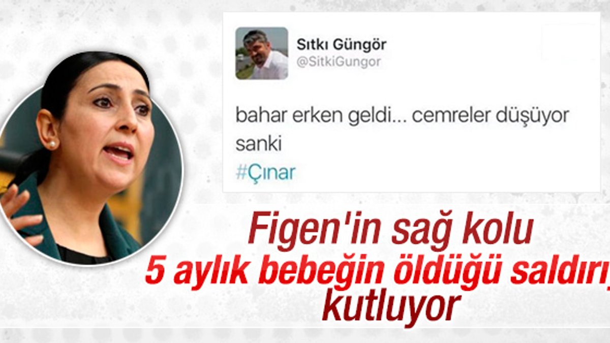 Yüksekdağ'ın danışmanı Güngör PKK saldırısını kutladı