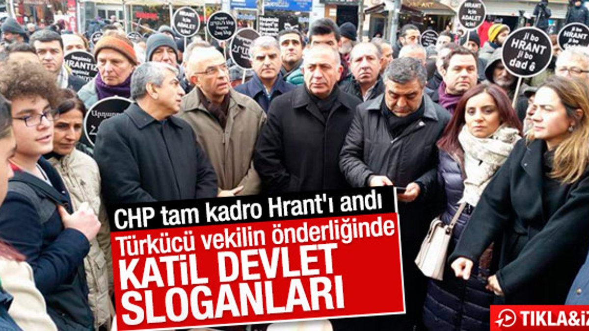 CHP'li vekillerden katil devlet sloganı