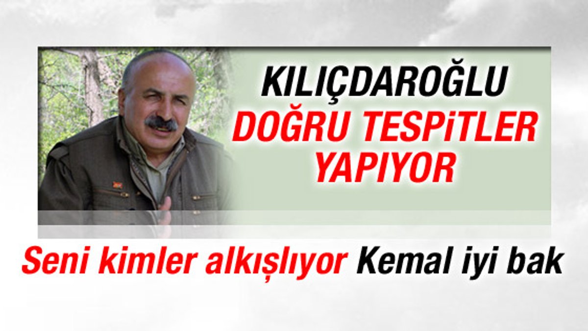 PKK'dan CHP lideri Kılıçdaroğlu'na destek
