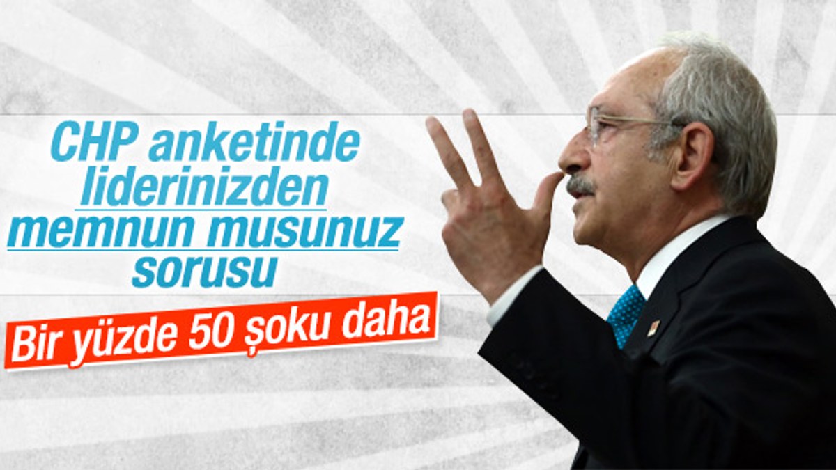 ORC anketi: CHP'liler Kılıçdaroğlu'ndan memnun değil