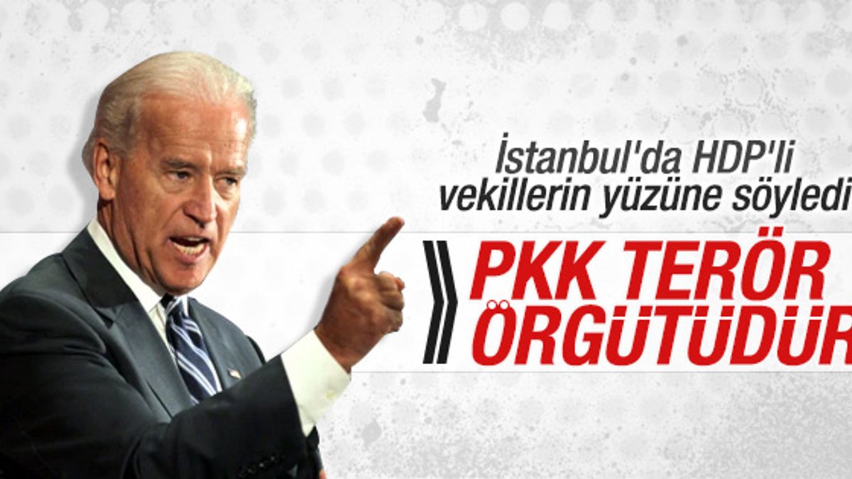 Joe Biden'dan HDP'lilere: PKK bir terör örgütüdür