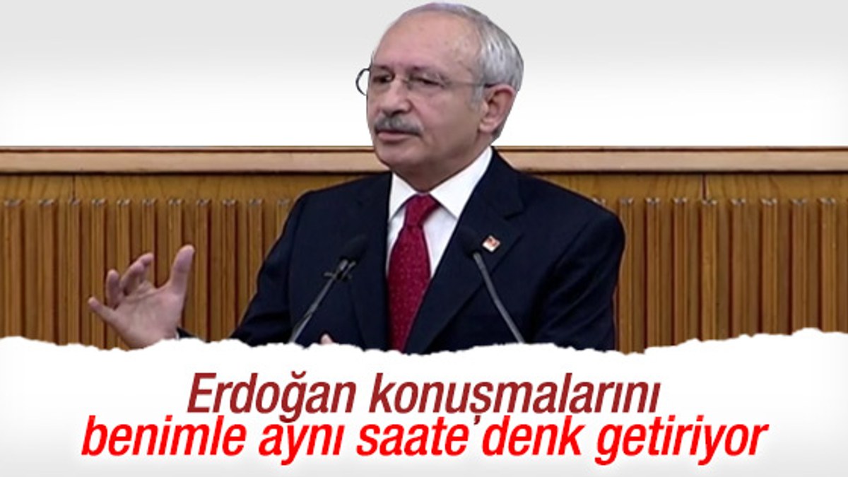 Kılıçdaroğlu: Erdoğan bizi kimse dinlemesin diye konuşuyor