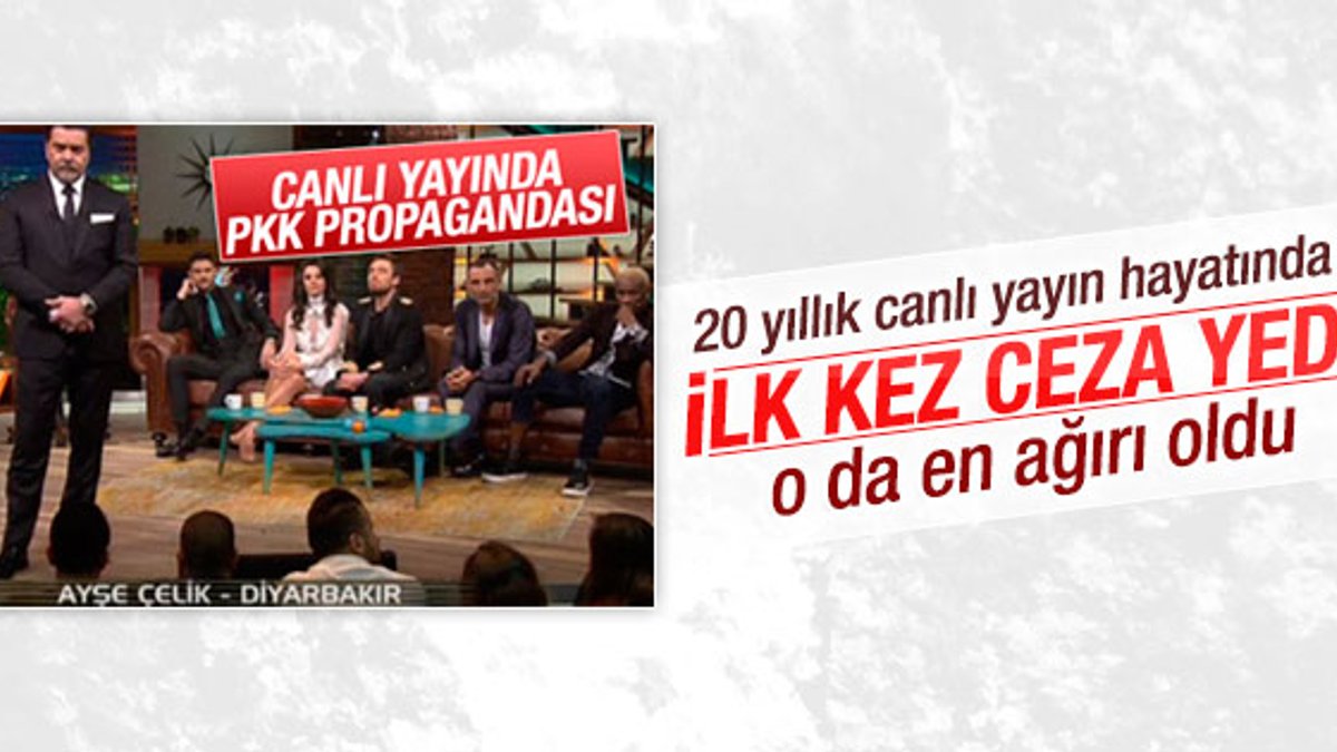Beyaz Show'a rekor PKK propagandası cezası