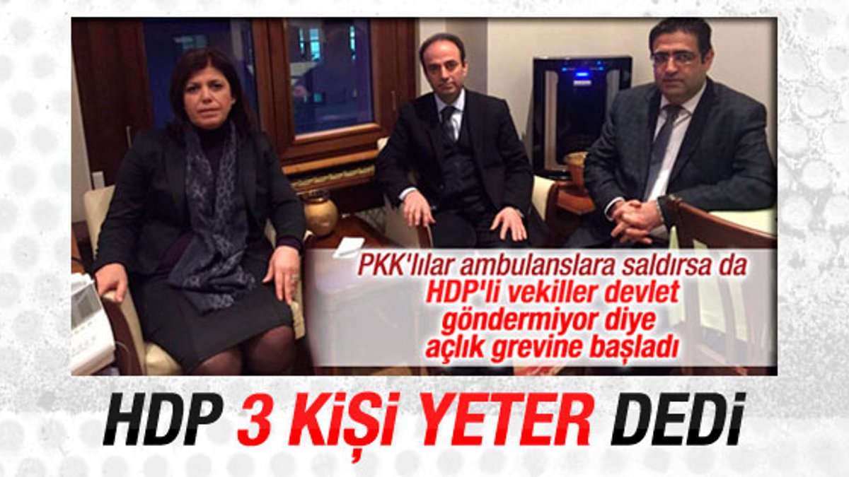 HDP açlık grevi katılımlarını durdurdu