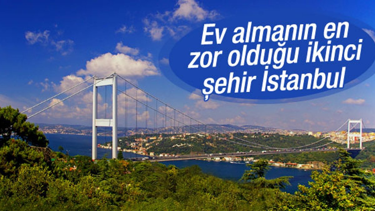 Ev almanın en zor olduğu ikinci şehir İstanbul